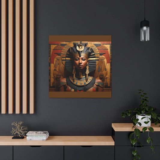 Eternal Majesty: Queen of the Nile Canvas Bigger Than Life 36″ x 36″ 1.25" 