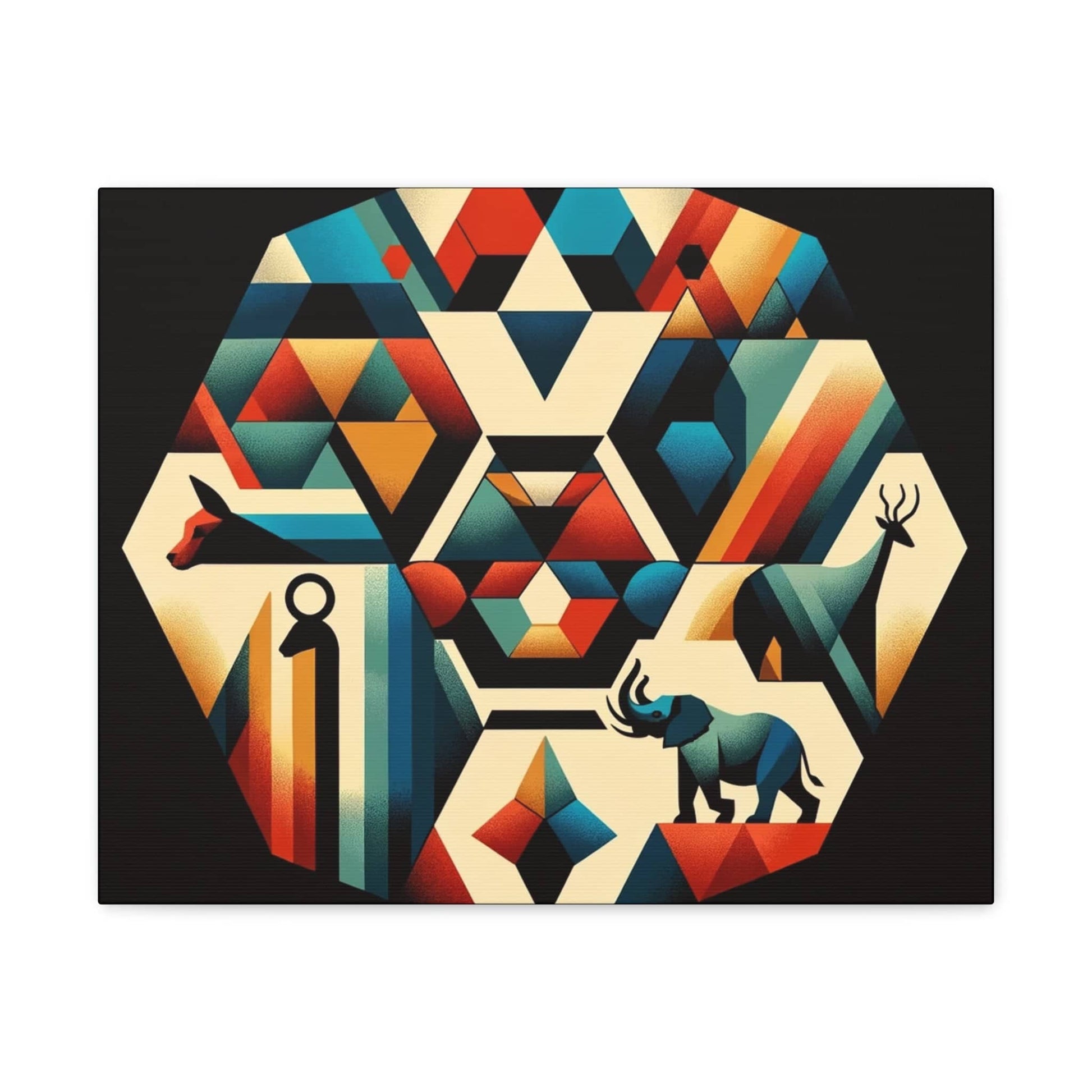 Geometric Wilderness Odyssey Canvas Canvas Bigger Than Life   