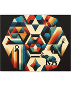 Geometric Wilderness Odyssey Canvas Canvas Bigger Than Life   