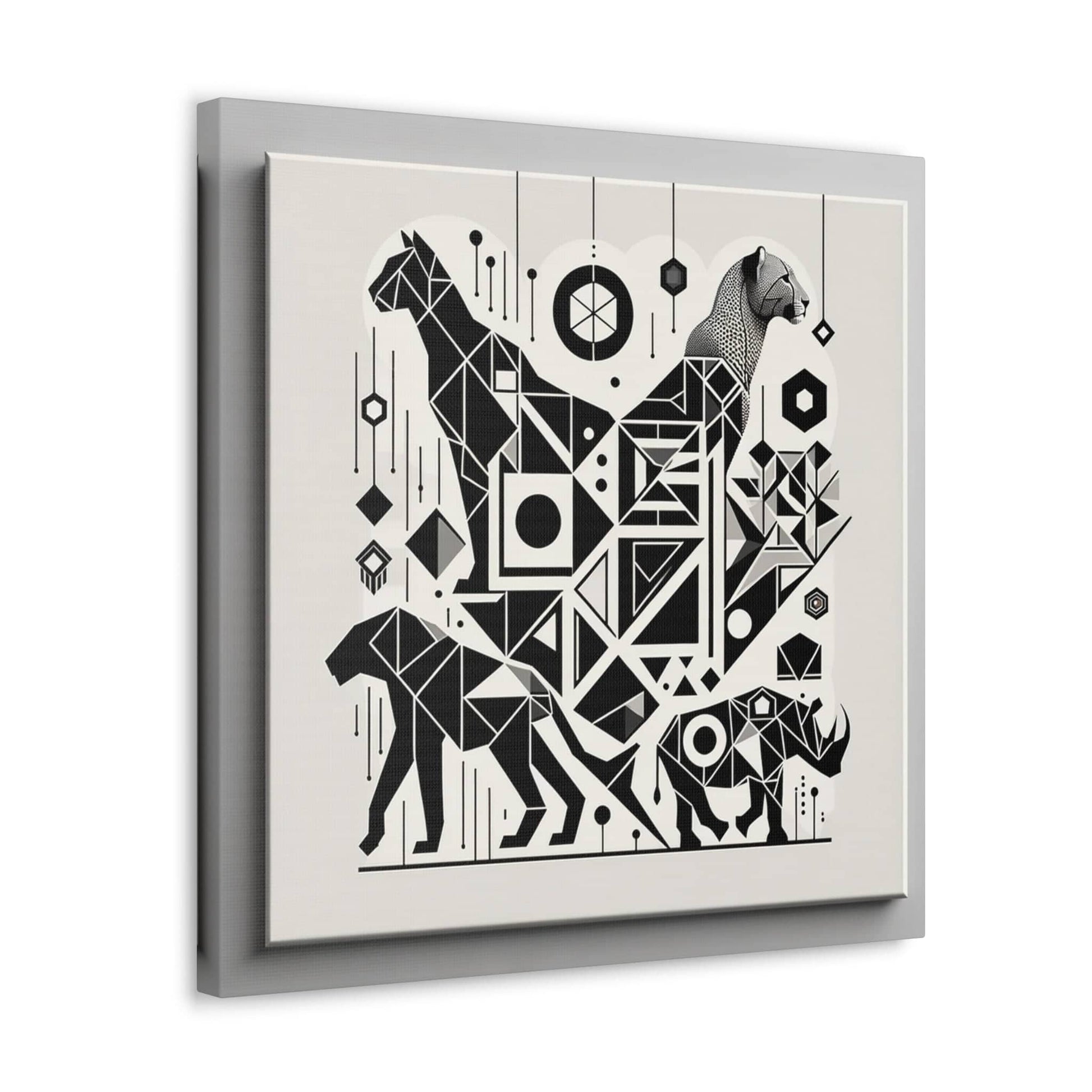 Monochrome Menagerie Canvas Art Canvas Bigger Than Life   