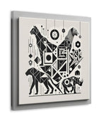 Monochrome Menagerie Canvas Art Canvas Bigger Than Life   