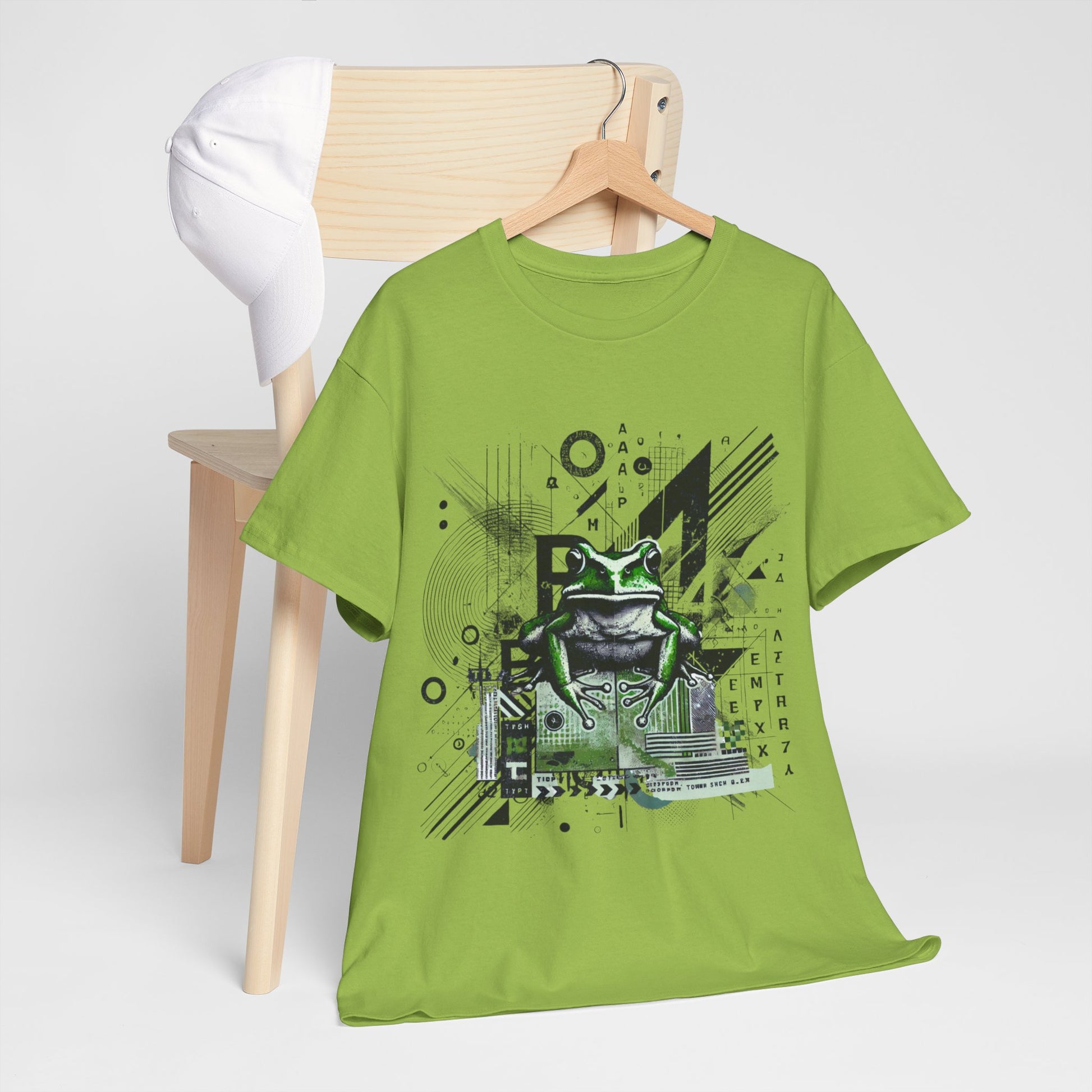 Futuristic Frog Unisex Heavy Cotton Tee