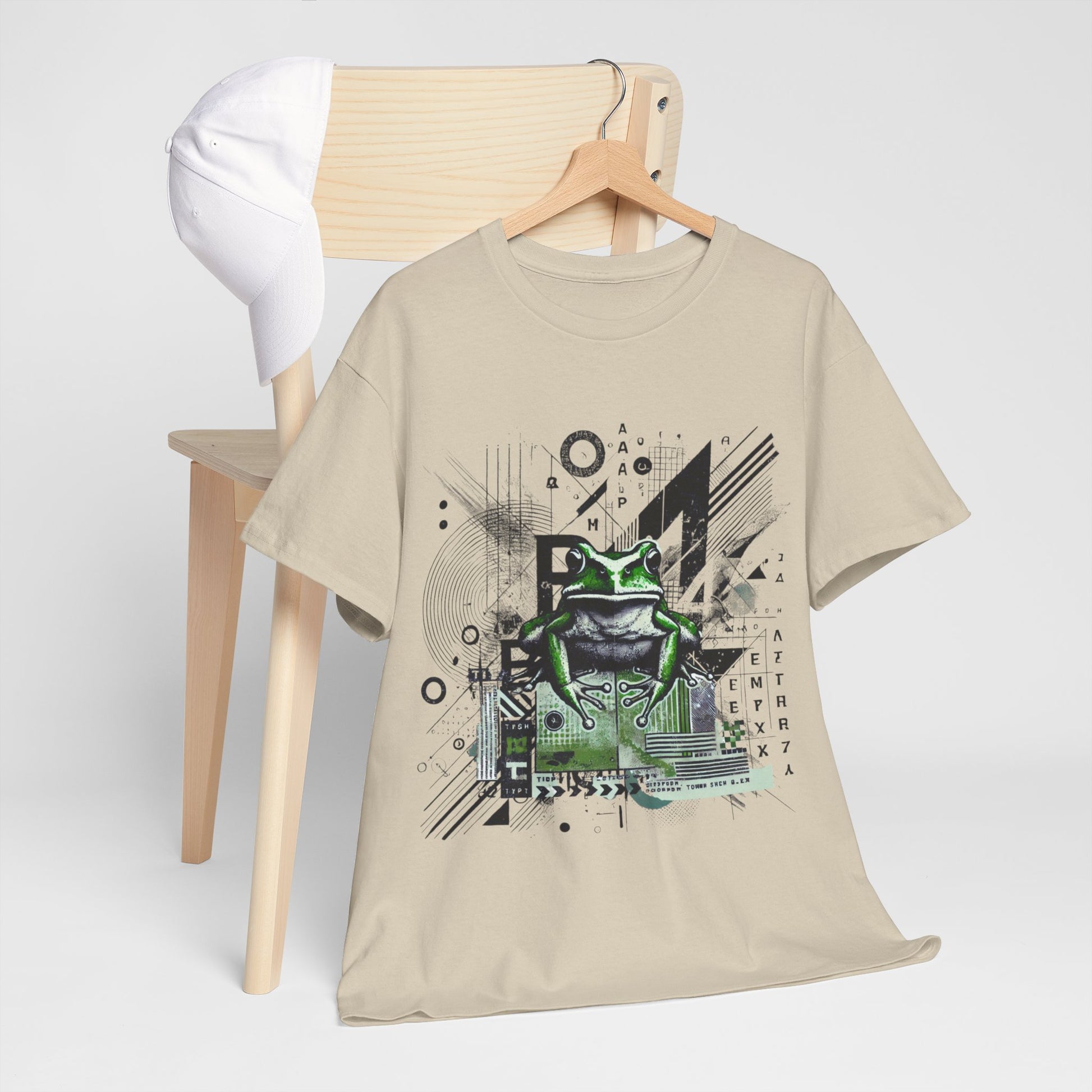 Futuristic Frog Unisex Heavy Cotton Tee