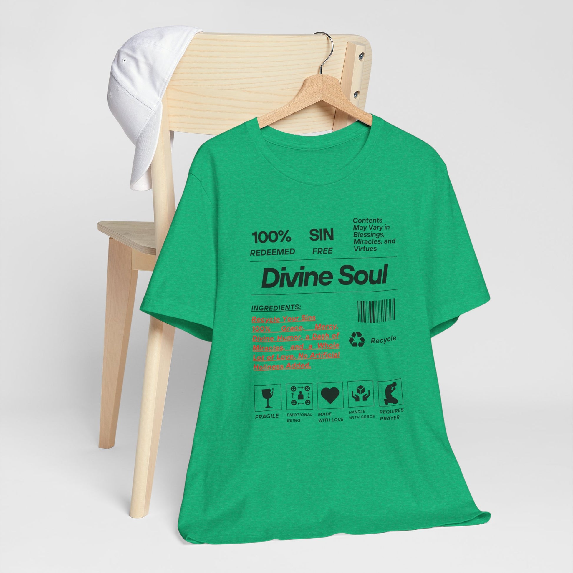 Divine Soul The Spiritual Essence Unisex Tee in M M maroon, a must-have for everyday fashion