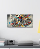 Above the Rim: High-Flying Basketball Canvas Art