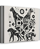 Monochrome Menagerie Canvas Art Canvas Bigger Than Life   