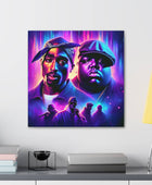 Hip-Hop Legends: The Luminaries Canvas Canvas Printify   