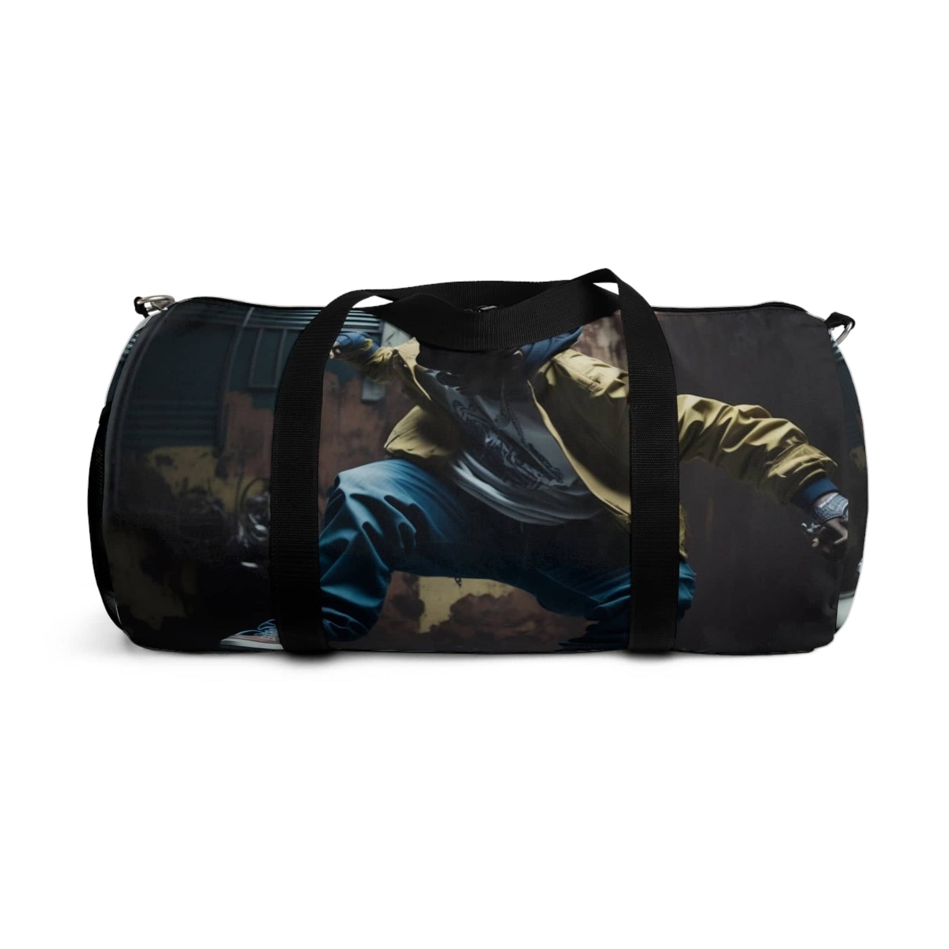 "SkateHop: The Ultimate Hip-Hop Skateboarder's Duffle Bag for Urban Style Enthusiasts - Your Perfect Companion for Streetwear Fashion and Skateboarding Adventures" Bags Bigger Than Life   