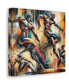 Athletic Motion Canvas Art Canvas Bigger Than Life   