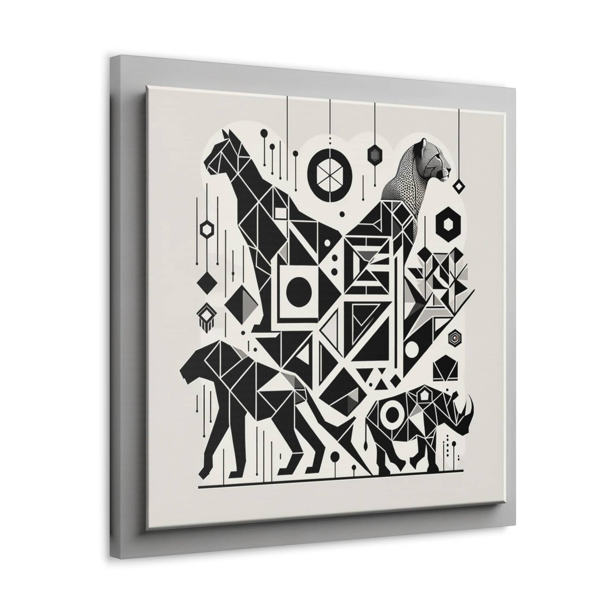 Monochrome Menagerie Canvas Art Canvas Bigger Than Life   