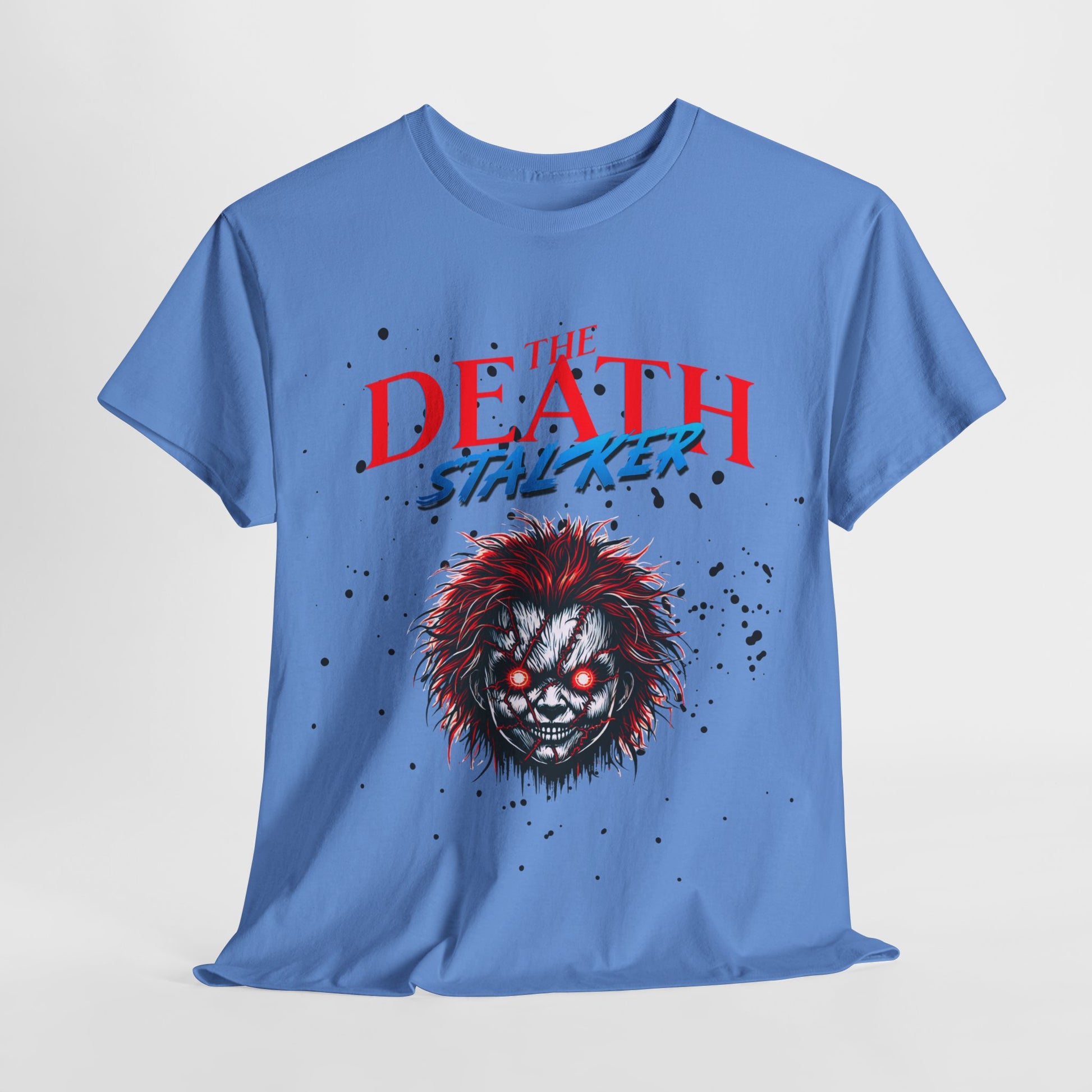 The Death Stalker Unisex Heavy Cotton Tee - Bold Horror-Inspired Design