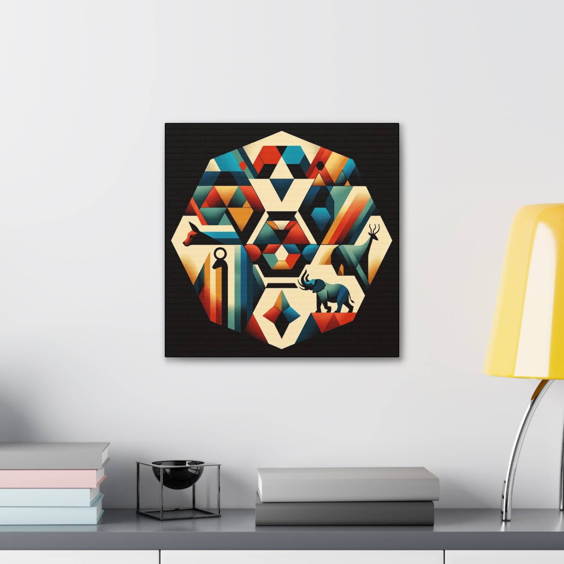 Geometric Wilderness Odyssey Canvas Canvas Bigger Than Life   