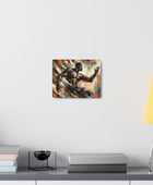 Celestial Rhythms Canvas Art: Cosmic Elegance Meets Modern Motion