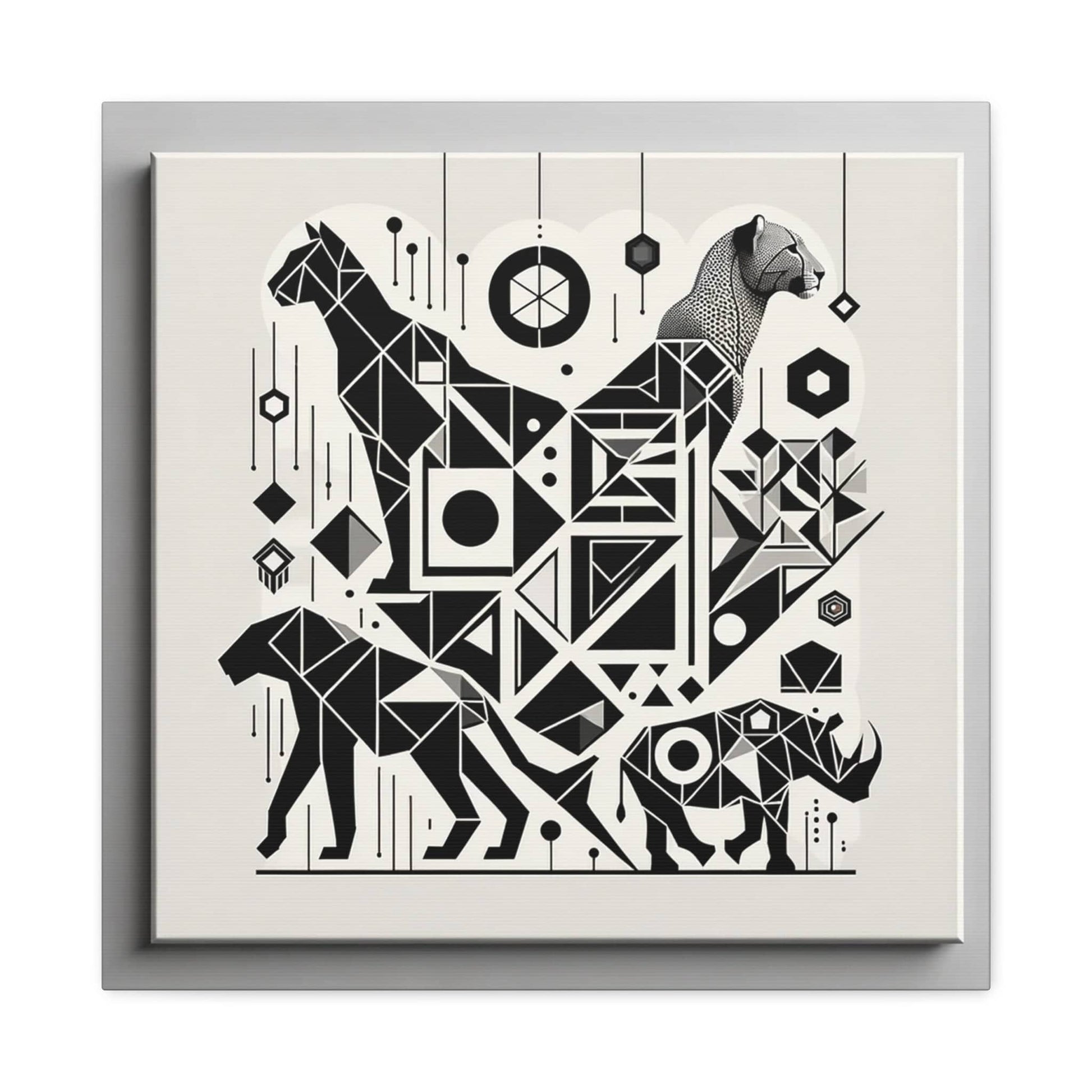 Monochrome Menagerie Canvas Art Canvas Bigger Than Life   