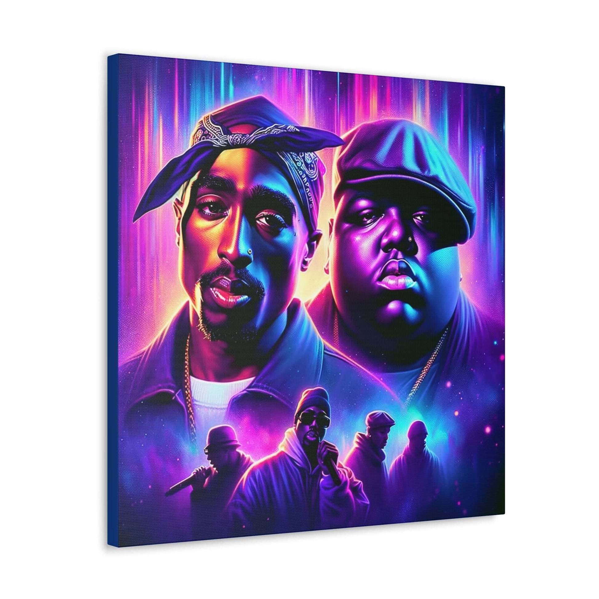 Hip-Hop Legends: The Luminaries Canvas Canvas Printify   