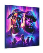 Hip-Hop Legends: The Luminaries Canvas Canvas Printify   