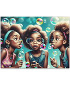 Bubble Dreams Canvas Art – A Playful Journey of Wonder and Joy