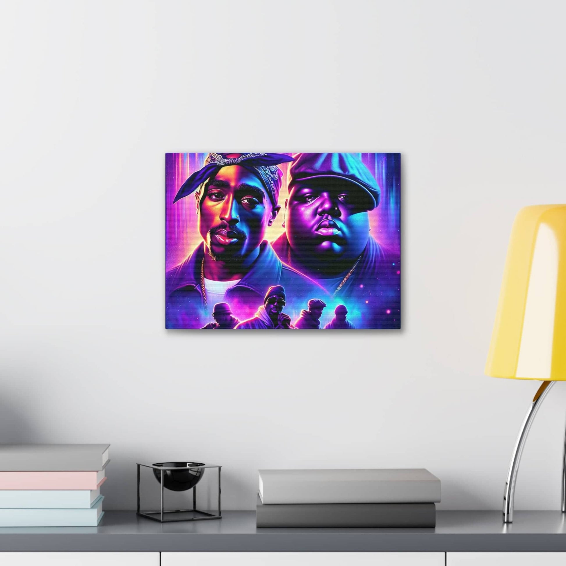 Hip-Hop Legends: The Luminaries Canvas Canvas Printify   