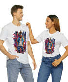 Hip-Hop Harmony Tee Streetwear Graffiti Boombox Mic: Music Notes Infused Hip-Hop Harmony T-Shirt T-Shirt Bigger Than Life   