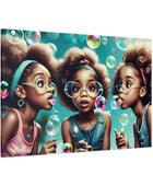 Bubble Dreams Canvas Art – A Playful Journey of Wonder and Joy