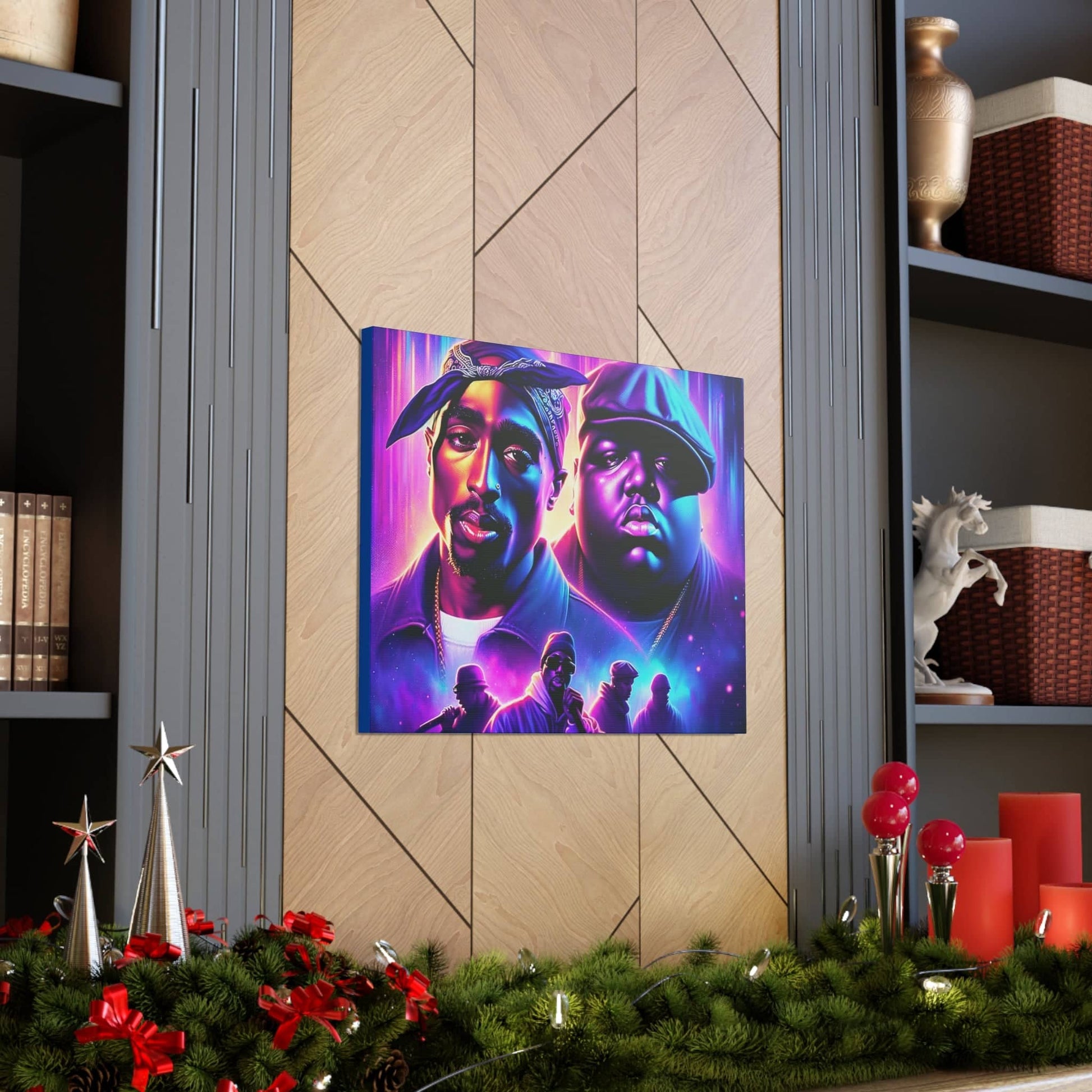 Hip-Hop Legends: The Luminaries Canvas Canvas Printify   