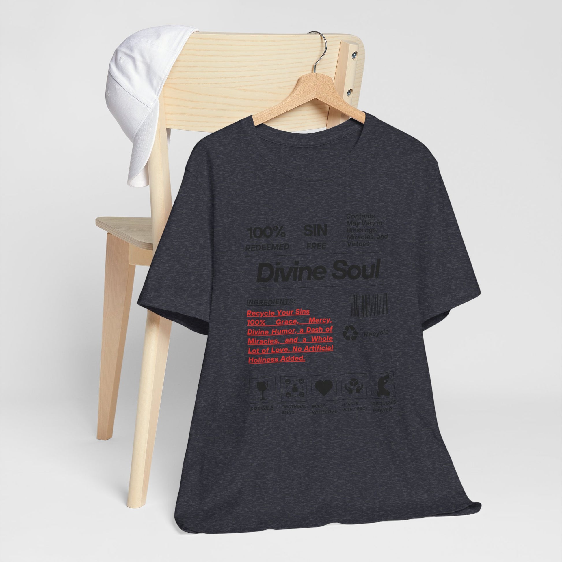 Divine Soul The Spiritual Essence Unisex Tee in M baby blue, crafted for comfort and S style