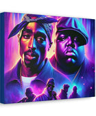 Hip-Hop Legends: The Luminaries Canvas Canvas Printify   