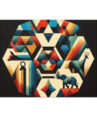 Geometric Wilderness Odyssey Canvas Canvas Bigger Than Life   