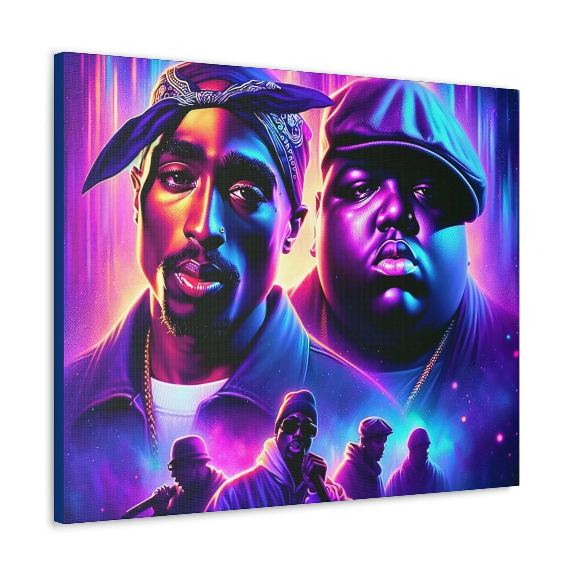 Hip-Hop Legends: The Luminaries Canvas Canvas Printify   