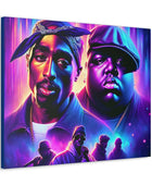 Hip-Hop Legends: The Luminaries Canvas Canvas Printify   