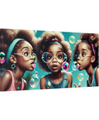 Bubble Dreams Canvas Art – A Playful Journey of Wonder and Joy