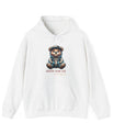 Streetwise Teddy Hoodie Unisex Heavy Blend in S white, crafted with polyester cotton, perfect for S staying on-trend in any S season