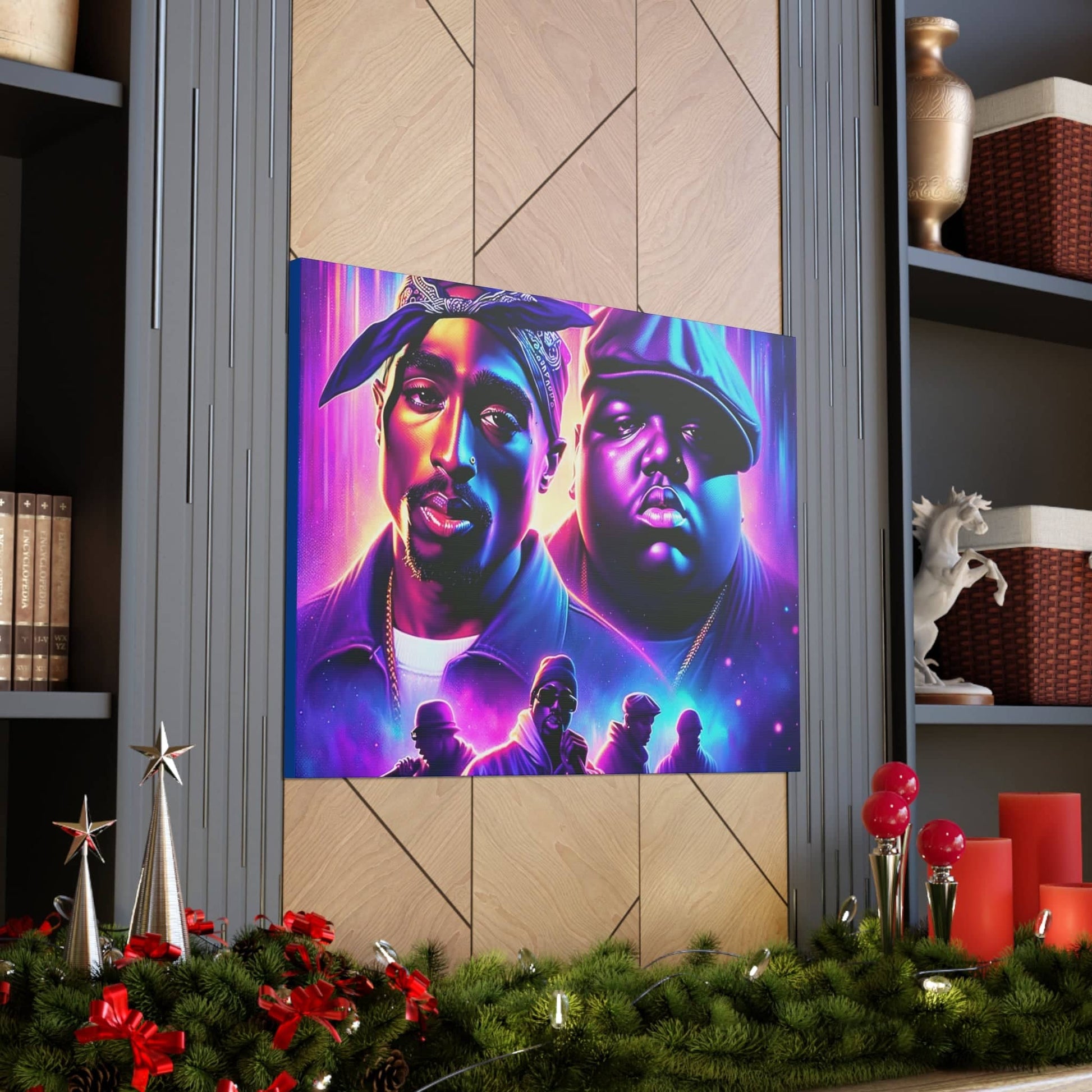 Hip-Hop Legends: The Luminaries Canvas Canvas Printify   