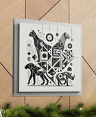 Monochrome Menagerie Canvas Art Canvas Bigger Than Life   