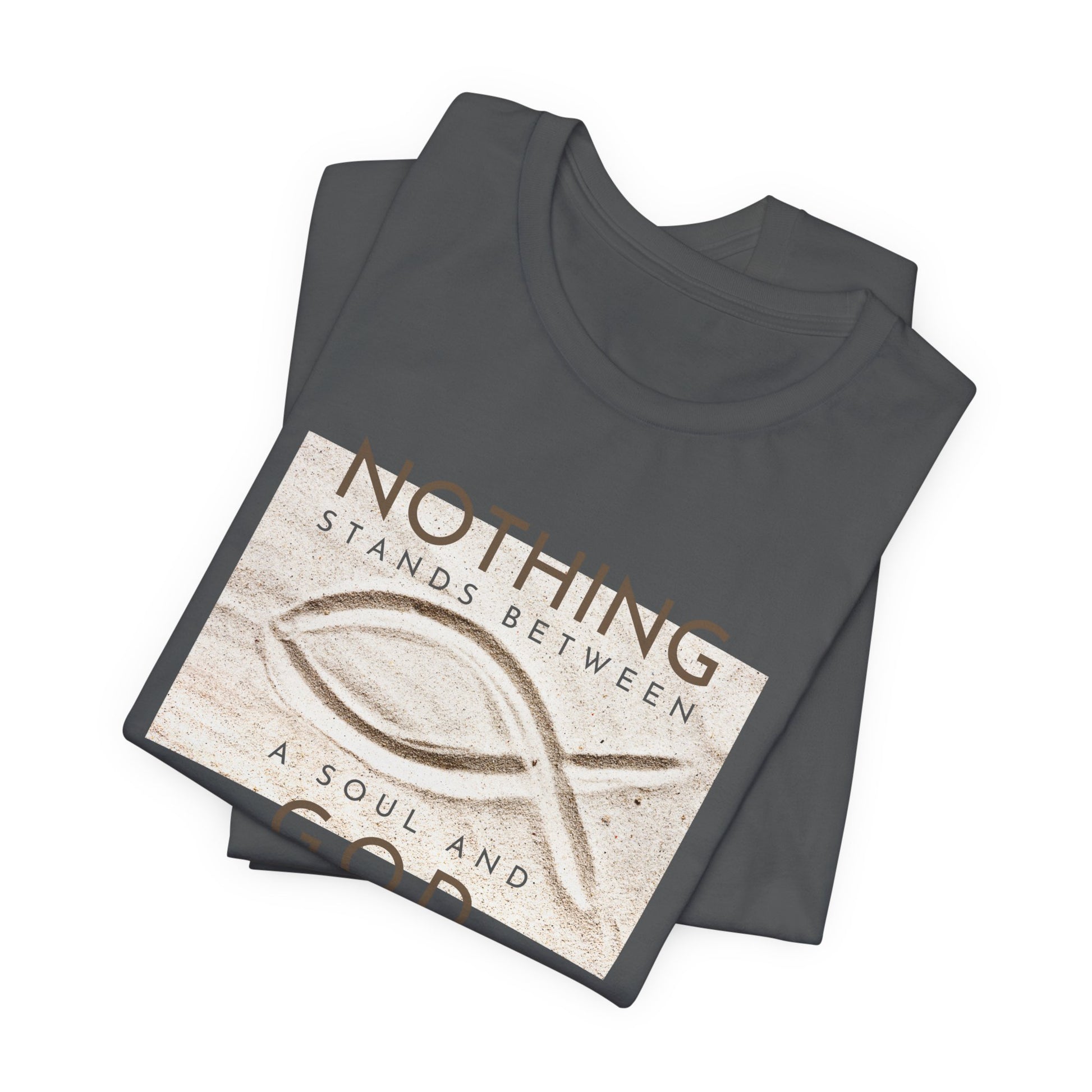 SoulSync A Soul Connection Unisex Tee in M Silver, perfect for S staying on-trend in any S season