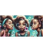 Bubble Dreams Canvas Art – A Playful Journey of Wonder and Joy