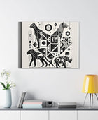 Monochrome Menagerie Canvas Art Canvas Bigger Than Life   