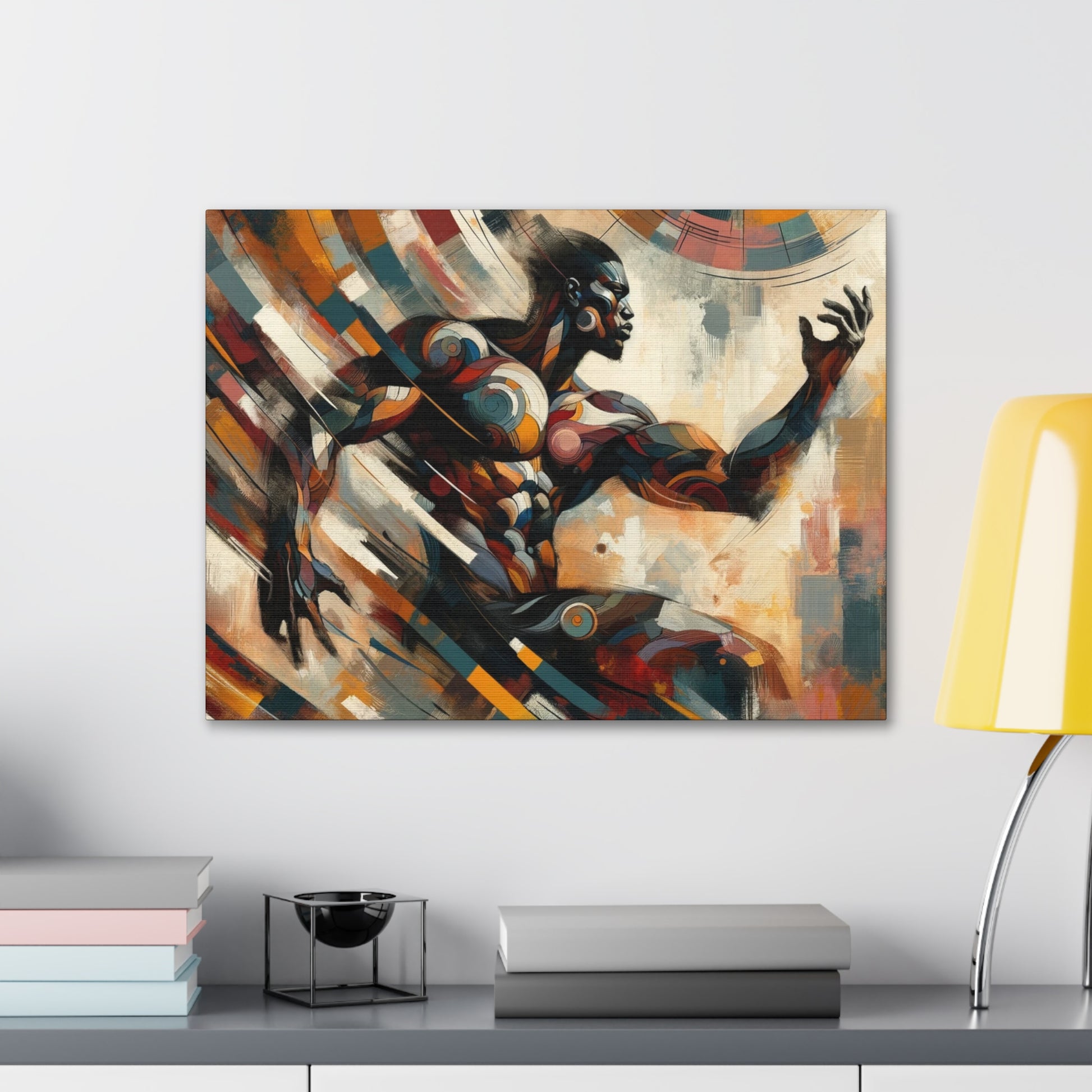 Celestial Rhythms Canvas Art: Cosmic Elegance Meets Modern Motion