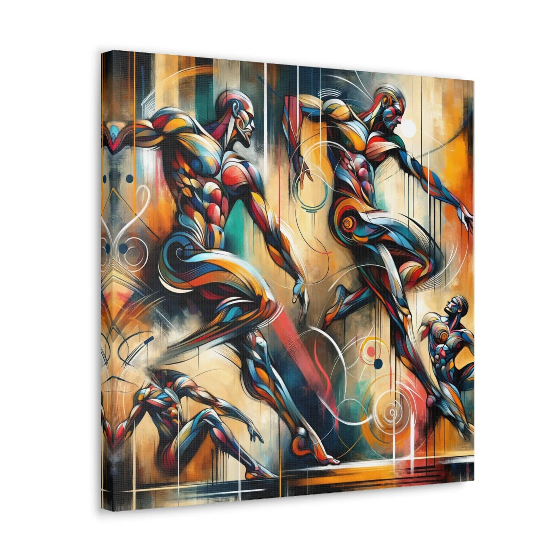 Athletic Motion Canvas Art Canvas Bigger Than Life   