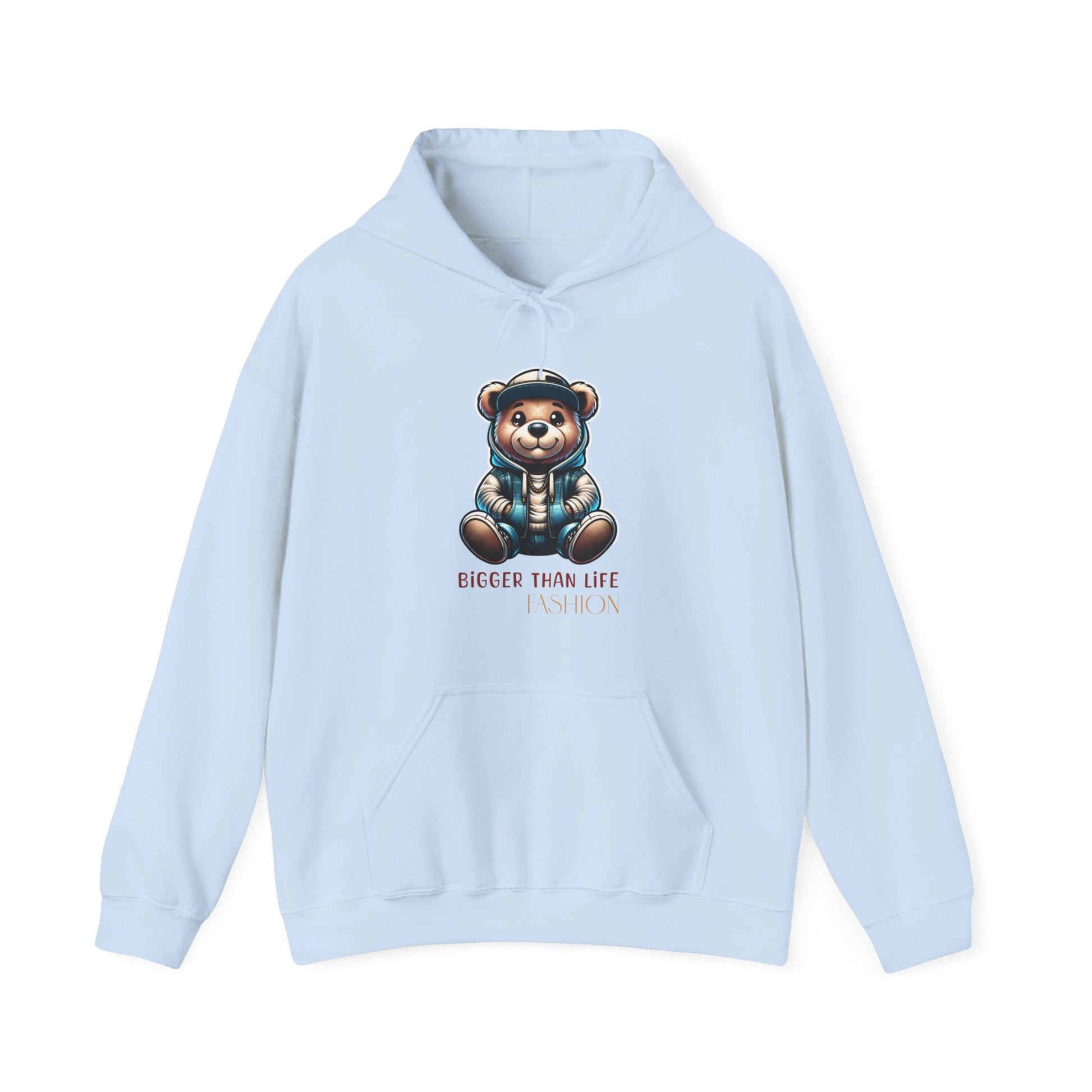 Streetwise Teddy Hoodie Unisex Heavy Blend in S Light blue, perfect for S staying on-trend in any S season