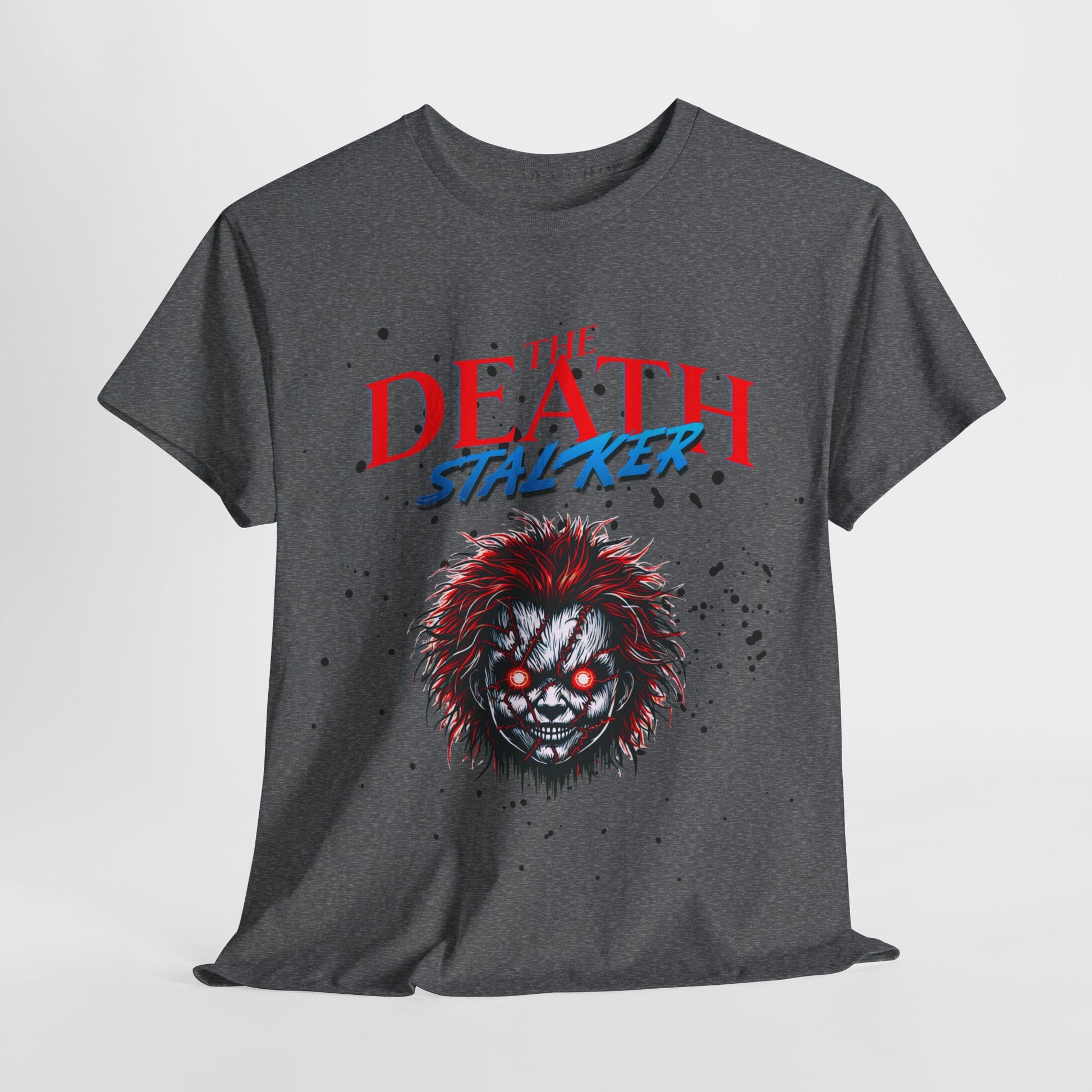 The Death Stalker Unisex Heavy Cotton Tee - Bold Horror-Inspired Design