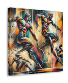 Athletic Motion Canvas Art Canvas Bigger Than Life   