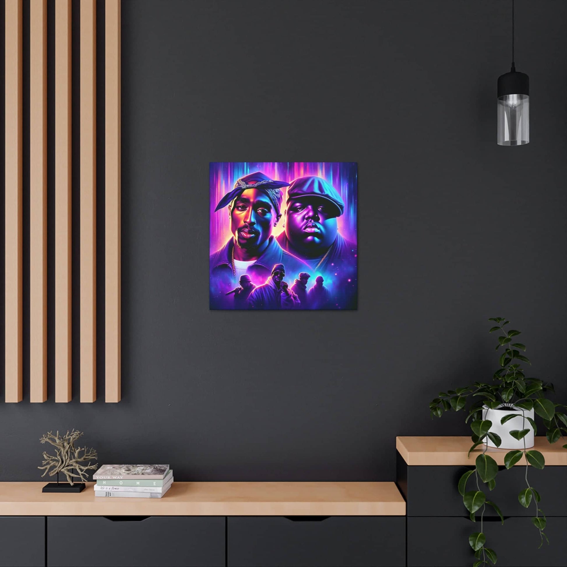 Hip-Hop Legends: The Luminaries Canvas Canvas Printify 24″ x 24″ 1.25" 