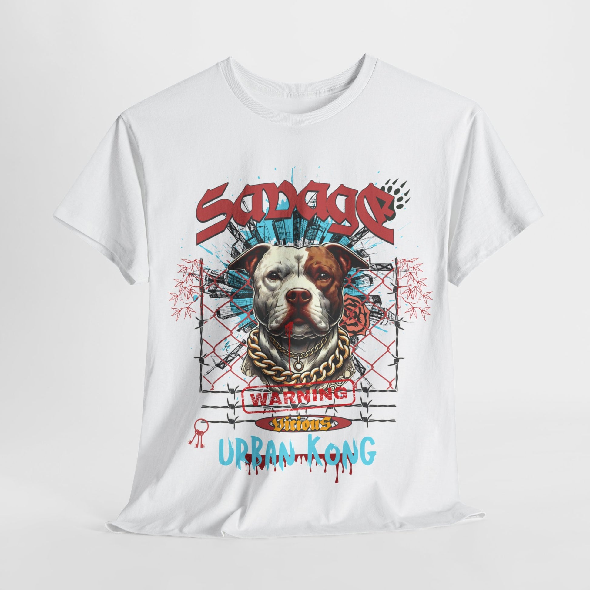 Savage Urban Kong T-Shirt - Bigger Than Life Fashions in S ash, perfect for everyday urban adventures