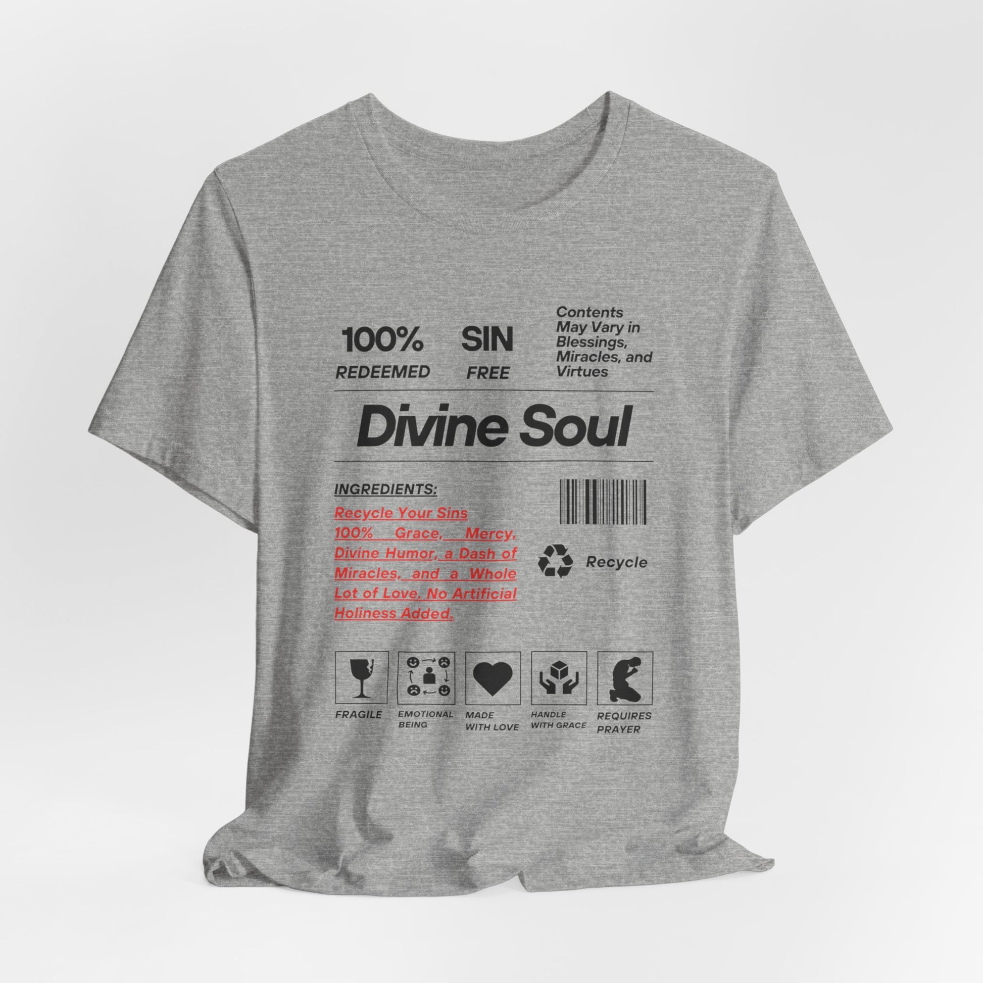 Divine Soul The Spiritual Essence Unisex Tee in S army, crafted with cotton, perfect for S staying on-trend in any S season