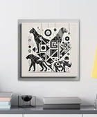 Monochrome Menagerie Canvas Art Canvas Bigger Than Life   