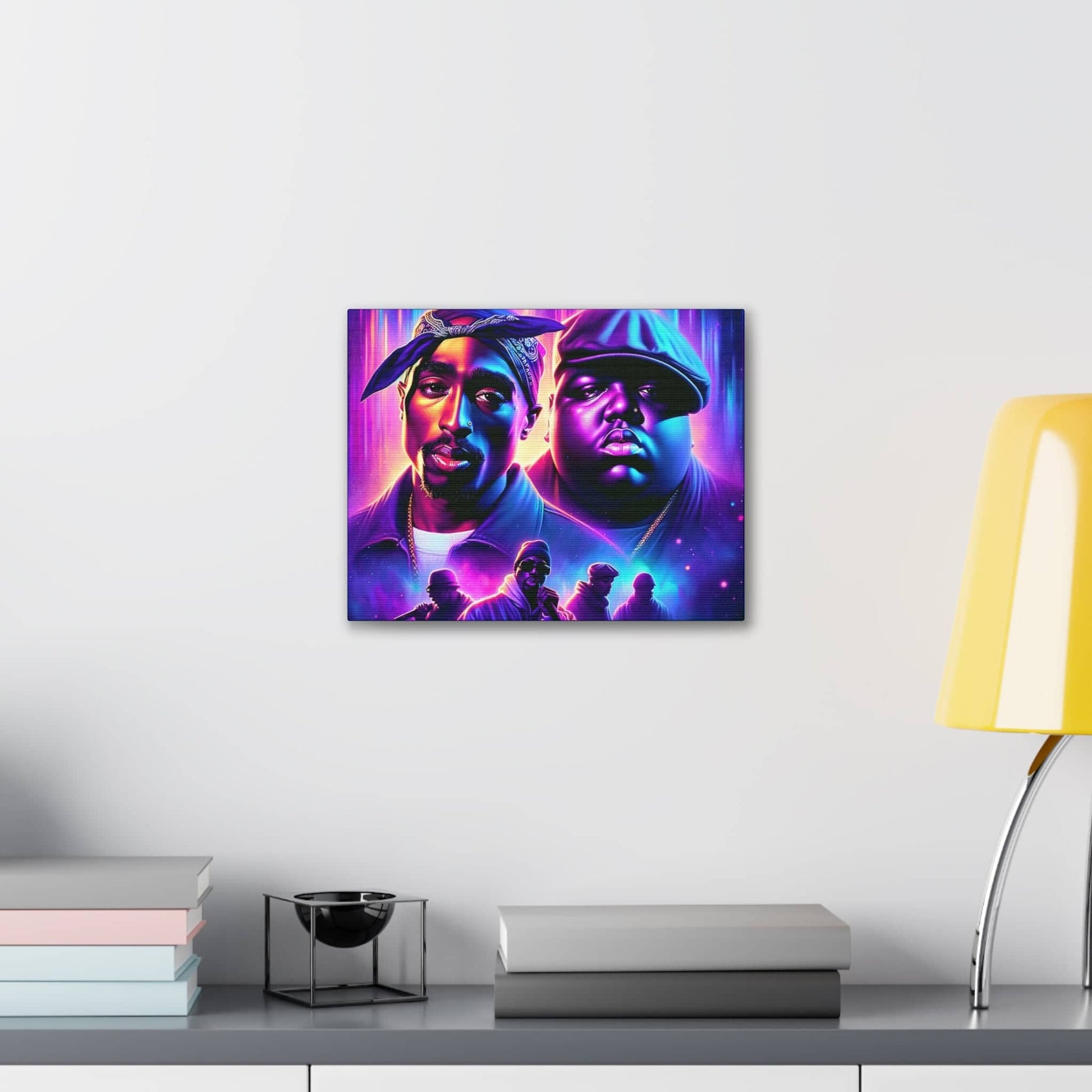 Hip-Hop Legends: The Luminaries Canvas Canvas Printify   