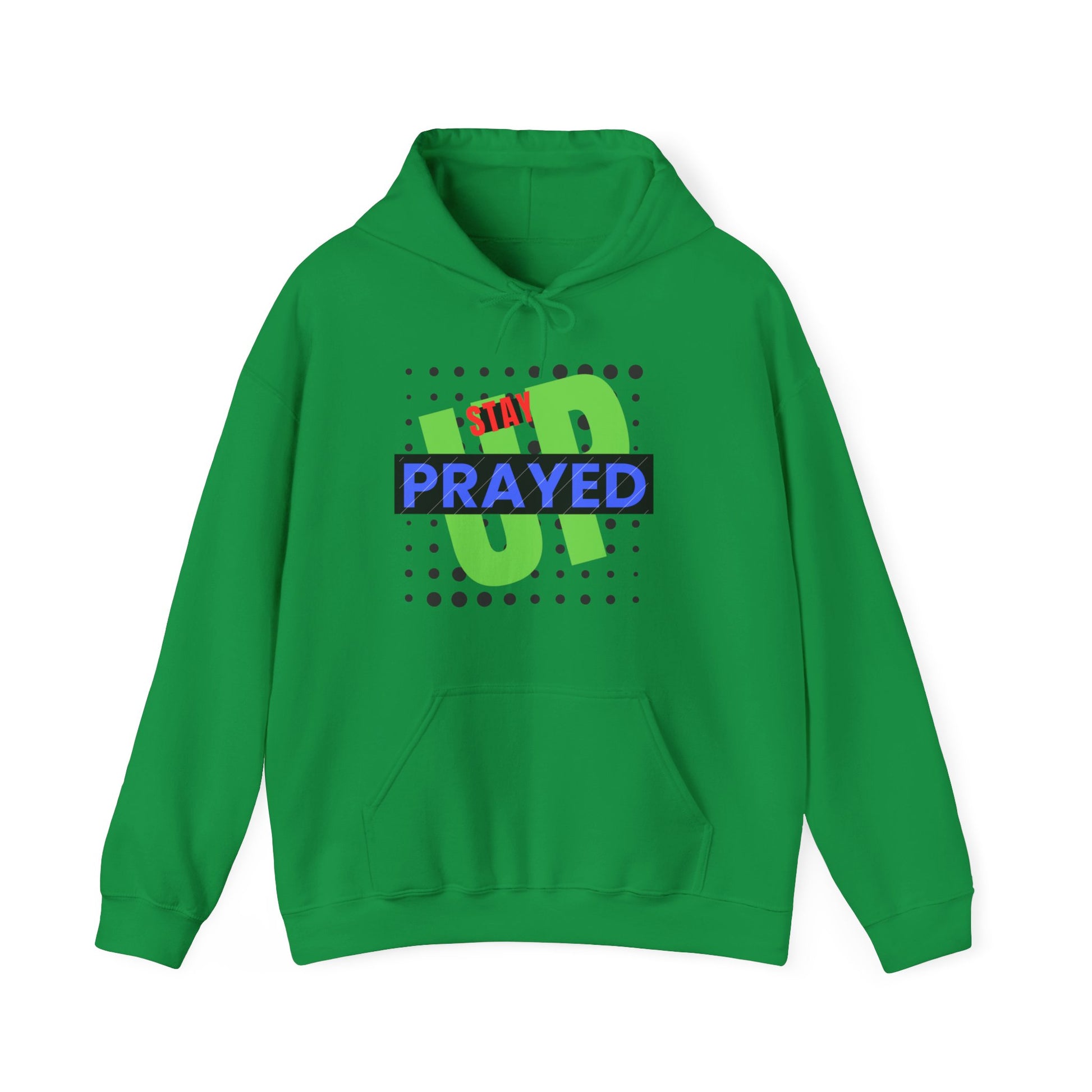 Stay Prayed Up Unisex Hoodie in S white, a versatile piece for casual wear