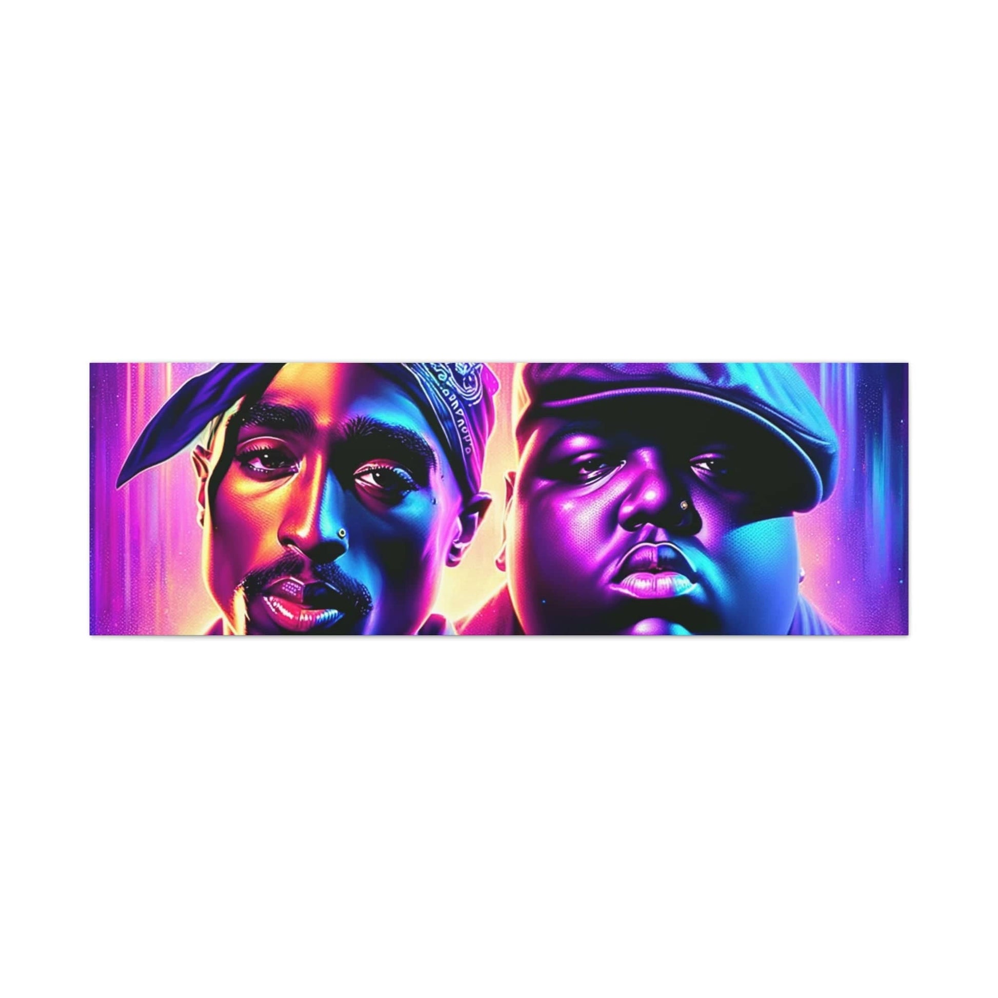 Hip-Hop Legends: The Luminaries Canvas Canvas Printify   