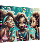 Bubble Dreams Canvas Art – A Playful Journey of Wonder and Joy